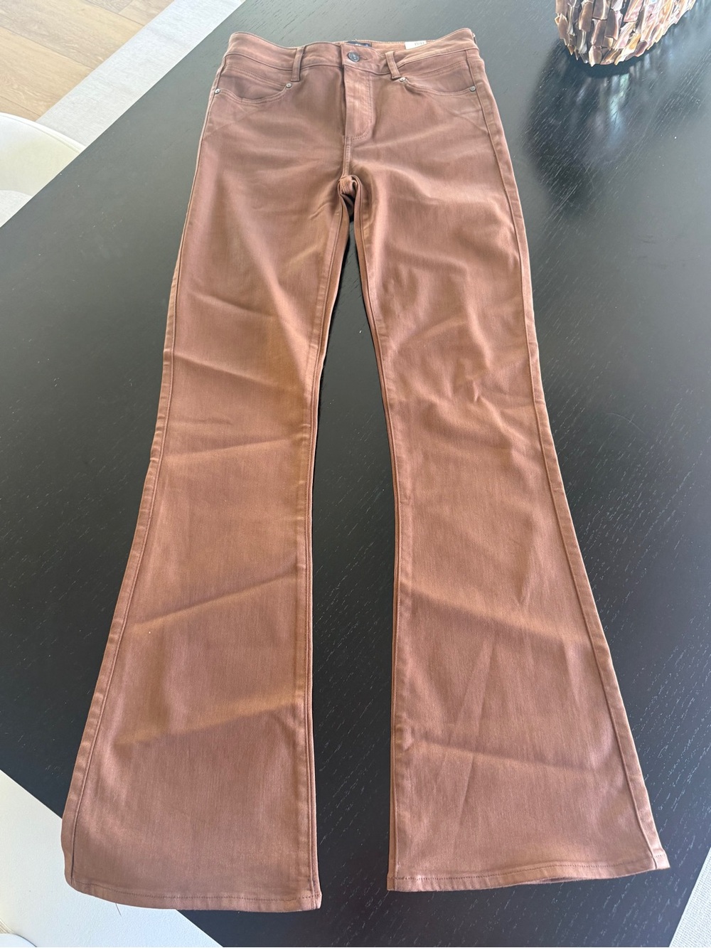 High Rise Laurel Canyon in Cognac Luxe Coating NWOT
